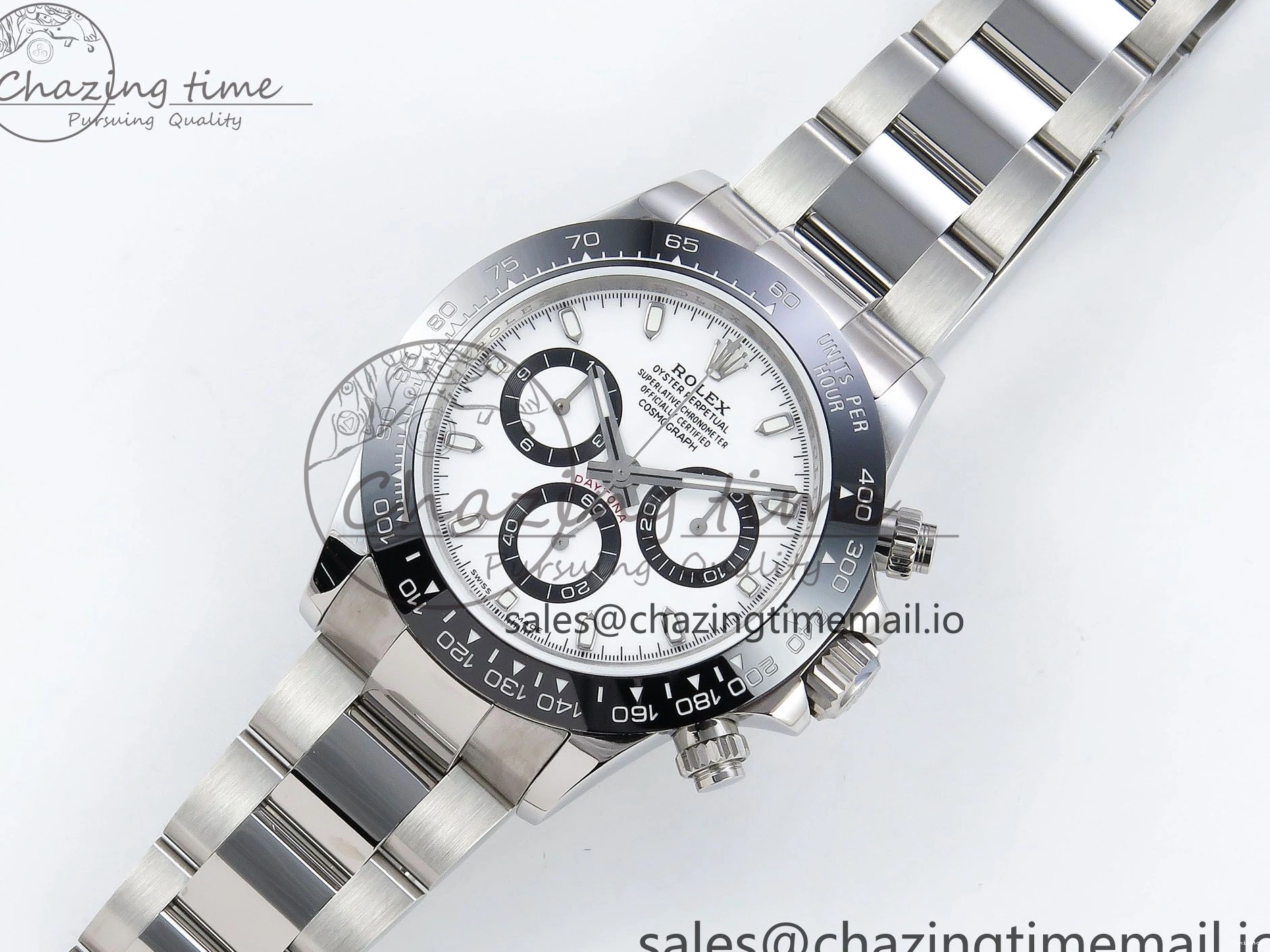 Best Edition QF SA4130 on 1:1 116500 White Dial SS Daytona Bracelet 0501